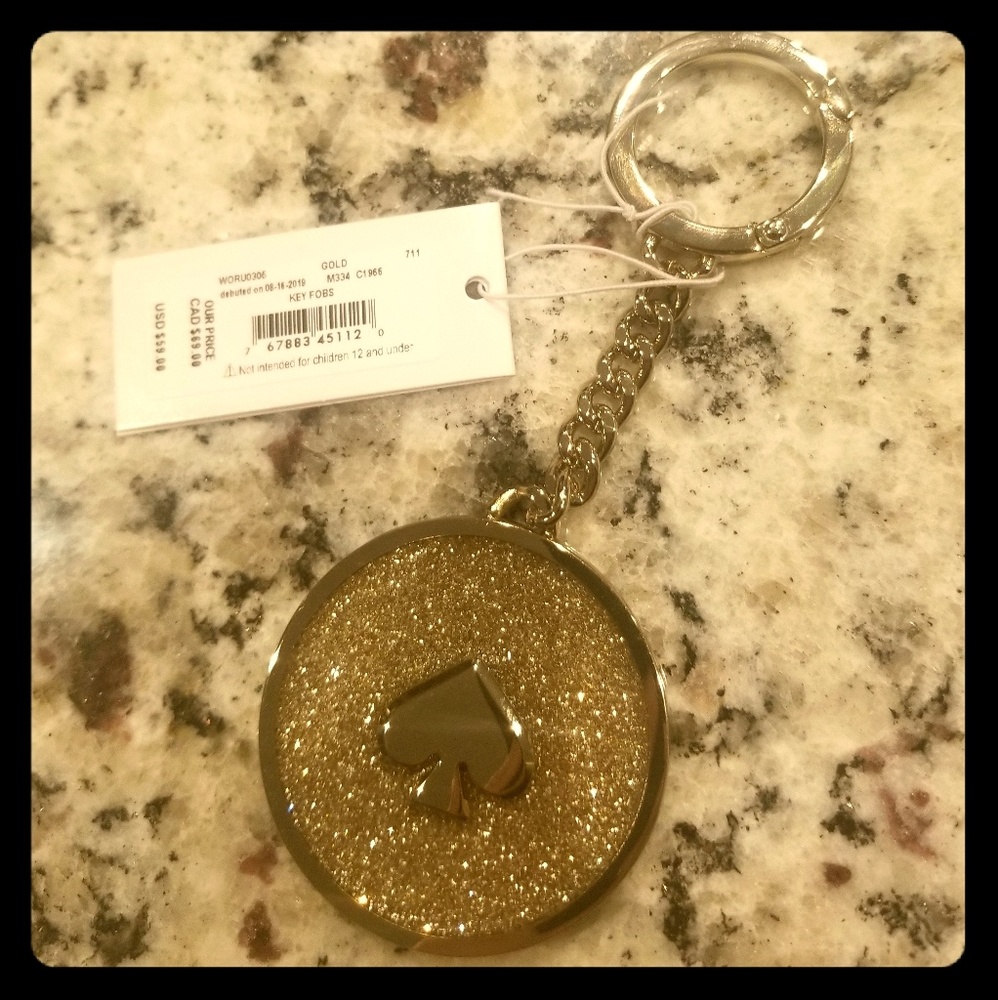 NWT Kate Spade Ace Key Chain